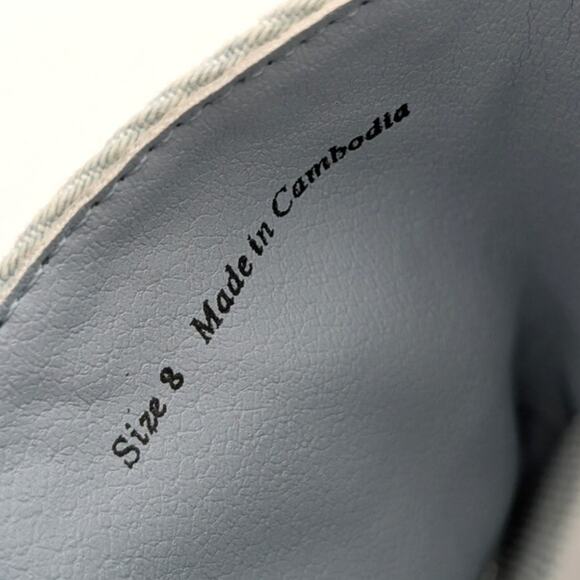 Dolce Vita Albey Slide Sandals Tweed Fabric Buckle Open Toe Blue Size US8 - Picture 7 of 10